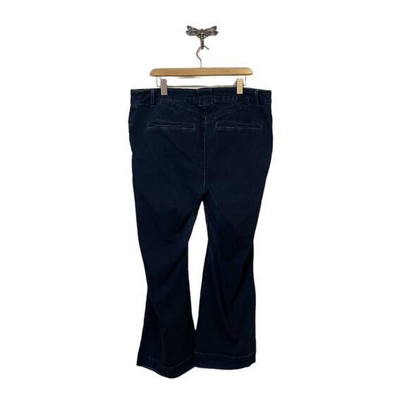 Venezia Flare Blue Jean Stretch Trouser Venezia Size 4 Average Moderately Curvy - Picture 2 of 6
